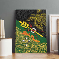 Chimpu Province Papua New Guinea Canvas Wall Art Bird-of-paradise Art Tattoo and Melanesian Motifs - Polynesian Pride