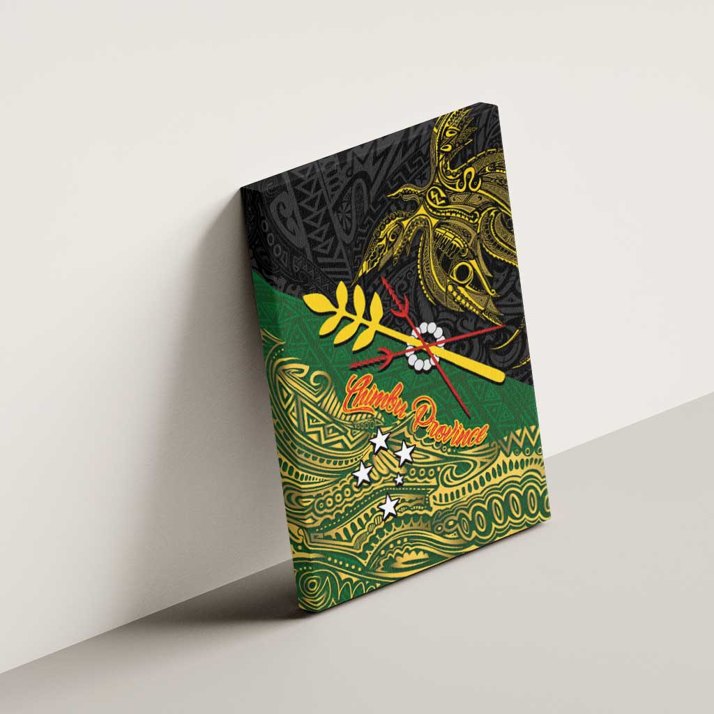 Chimpu Province Papua New Guinea Canvas Wall Art Bird-of-paradise Art Tattoo and Melanesian Motifs - Polynesian Pride