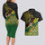 Personalized Chimpu Province Papua New Guinea Couples Matching Long Sleeve Bodycon Dress and Hawaiian Shirt Bird-of-paradise Art Tattoo and Melanesian Motifs - Polynesian Pride
