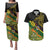 Personalized Chimpu Province Papua New Guinea Couples Matching Puletasi and Hawaiian Shirt Bird-of-paradise Art Tattoo and Melanesian Motifs - Polynesian Pride