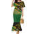 Personalized Chimpu Province Papua New Guinea Family Matching Mermaid Dress and Hawaiian Shirt Bird-of-paradise Art Tattoo and Melanesian Motifs - Polynesian Pride