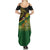Personalized Chimpu Province Papua New Guinea Family Matching Summer Maxi Dress and Hawaiian Shirt Bird-of-paradise Art Tattoo and Melanesian Motifs - Polynesian Pride