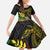 Personalized Chimpu Province Papua New Guinea Family Matching Tank Maxi Dress and Hawaiian Shirt Bird-of-paradise Art Tattoo and Melanesian Motifs - Polynesian Pride