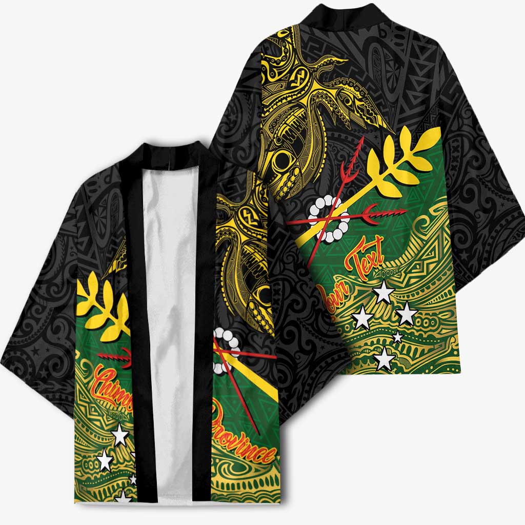 Personalized Chimpu Province Papua New Guinea Kimono Bird-of-paradise Art Tattoo and Melanesian Motifs - Polynesian Pride