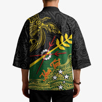Personalized Chimpu Province Papua New Guinea Kimono Bird-of-paradise Art Tattoo and Melanesian Motifs - Polynesian Pride