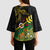 Personalized Chimpu Province Papua New Guinea Kimono Sleeve Blouse Bird-of-paradise Art Tattoo and Melanesian Motifs - Polynesian Pride
