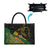 Chimpu Province Papua New Guinea Leather Bag Bird-of-paradise Art Tattoo and Melanesian Motifs - Polynesian Pride