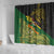 Chimpu Province Papua New Guinea Shower Curtain Bird-of-paradise Art Tattoo and Melanesian Motifs - Polynesian Pride