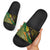 Chimpu Province Papua New Guinea Slide Sandals Bird-of-paradise Art Tattoo and Melanesian Motifs - Polynesian Pride