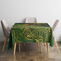 Chimpu Province Papua New Guinea Tablecloth Bird-of-paradise Art Tattoo and Melanesian Motifs - Polynesian Pride