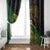 Chimpu Province Papua New Guinea Window Curtain Bird-of-paradise Art Tattoo and Melanesian Motifs - Polynesian Pride