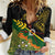 Personalized Chimpu Province Papua New Guinea Women Casual Shirt Bird-of-paradise Art Tattoo and Melanesian Motifs - Polynesian Pride