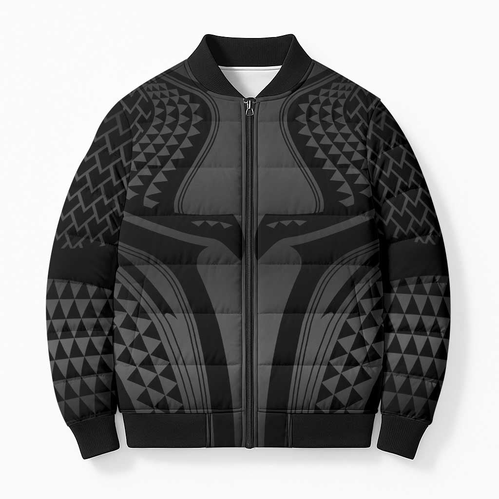 Hawaiian Kakau Art Tattoos Aquaman Style Bomber Puffer Jacket Special Edition - Polynesian Pride
