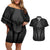 Hawaiian Kakau Art Tattoos Aquaman Style Couples Matching Off Shoulder Short Dress and Hawaiian Shirt Special Edition - Polynesian Pride