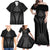 Hawaiian Kakau Art Tattoos Aquaman Style Family Matching Off Shoulder Maxi Dress and Hawaiian Shirt Special Edition - Polynesian Pride