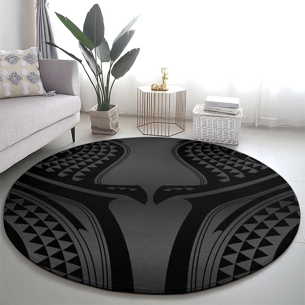 Hawaiian Kakau Art Tattoos Aquaman Style Round Carpet Special Edition - Polynesian Pride