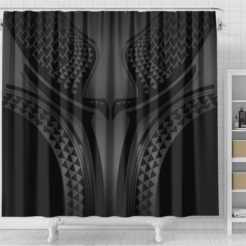 Hawaiian Kakau Art Tattoos Aquaman Style Shower Curtain Special Edition - Polynesian Pride