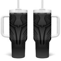 Hawaiian Kakau Art Tattoos Aquaman Style Tumbler With Handle Special Edition - Polynesian Pride