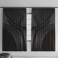 Hawaiian Kakau Art Tattoos Aquaman Style Window Curtain Special Edition - Polynesian Pride
