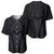 Hawaiian Kakau Art Tattoos Aquaman Style Baseball Jersey Black Version - Polynesian Pride
