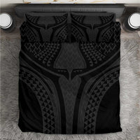 Hawaiian Kakau Art Tattoos Aquaman Style Bedding Set Black Version - Polynesian Pride