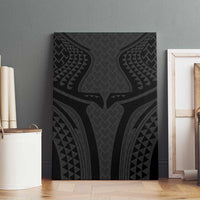 Hawaiian Kakau Art Tattoos Aquaman Style Canvas Wall Art Black Version - Polynesian Pride