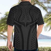 Hawaiian Kakau Art Tattoos Aquaman Style Hawaiian Shirt Black Version - Polynesian Pride