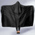 Hawaiian Kakau Art Tattoos Aquaman Style Hooded Blanket Black Version - Polynesian Pride