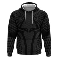 Hawaiian Kakau Art Tattoos Aquaman Style Hoodie Black Version - Polynesian Pride