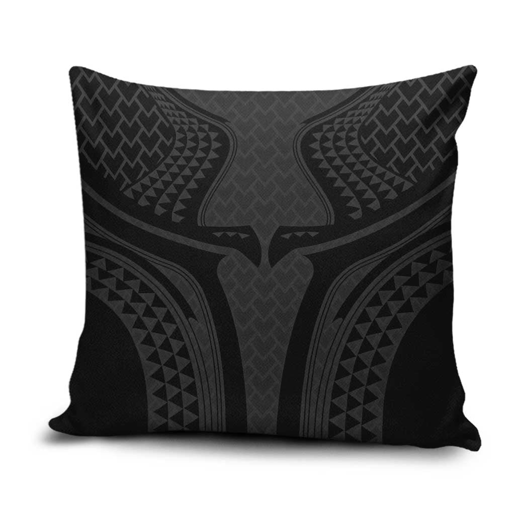 Hawaiian Kakau Art Tattoos Aquaman Style Pillow Cover Black Version - Polynesian Pride