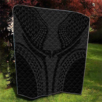 Hawaiian Kakau Art Tattoos Aquaman Style Quilt Black Version - Polynesian Pride