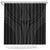 Hawaiian Kakau Art Tattoos Aquaman Style Shower Curtain Black Version - Polynesian Pride