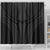 Hawaiian Kakau Art Tattoos Aquaman Style Shower Curtain Black Version - Polynesian Pride