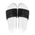 Hawaiian Kakau Art Tattoos Aquaman Style Slide Sandals Black Version - Polynesian Pride