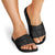 Hawaiian Kakau Art Tattoos Aquaman Style Slide Sandals Black Version - Polynesian Pride