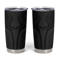 Hawaiian Kakau Art Tattoos Aquaman Style Tumbler Cup Black Version - Polynesian Pride