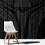 Hawaiian Kakau Art Tattoos Aquaman Style Window Curtain Black Version - Polynesian Pride