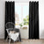 Hawaiian Kakau Art Tattoos Aquaman Style Window Curtain Black Version - Polynesian Pride