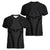Hawaiian Kakau Art Tattoos Aquaman Style Women V-Neck T-Shirt Black Version - Polynesian Pride