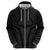 Hawaiian Kakau Art Tattoos Aquaman Style Zip Hoodie Black Version - Polynesian Pride