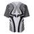 Hawaiian Kakau Art Tattoos Aquaman Style Baseball Jersey White Version - Polynesian Pride