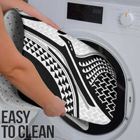 Hawaiian Kakau Art Tattoos Aquaman Style Bathroom Set White Version - Polynesian Pride