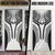 Hawaiian Kakau Art Tattoos Aquaman Style Door Cover White Version - Polynesian Pride