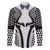 Hawaiian Kakau Art Tattoos Aquaman Style Family Matching Puletasi and Hawaiian Shirt White Version - Polynesian Pride