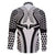 Hawaiian Kakau Art Tattoos Aquaman Style Family Matching Short Sleeve Bodycon Dress and Hawaiian Shirt White Version - Polynesian Pride