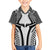 Hawaiian Kakau Art Tattoos Aquaman Style Kid Hawaiian Shirt White Version - Polynesian Pride