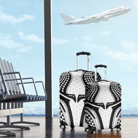 Hawaiian Kakau Art Tattoos Aquaman Style Luggage Cover White Version - Polynesian Pride