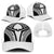 Hawaiian Kakau Art Tattoos Aquaman Style Mesh Trucker Cap White Version - Polynesian Pride