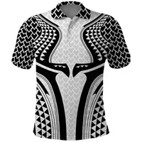 Hawaiian Kakau Art Tattoos Aquaman Style Polo Shirt White Version - Polynesian Pride