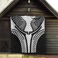 Hawaiian Kakau Art Tattoos Aquaman Style Quilt White Version - Polynesian Pride